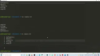 cat tac nl commands in Linux