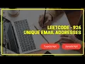 Leetcode - 929