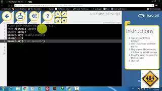Make your Micro bit talk Speech Synthesis using MicroPython