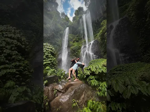 Meri banogi kya ✨📸 #love #indonesia #waterfall