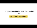 KARAOKE+ Lyrics - Too late by The Happy Fits