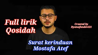 Download Surat kerinduan - Mostafa Atef (Cover lirik) MP3