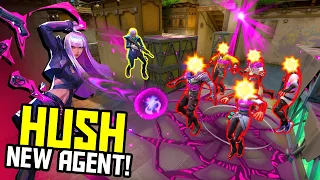 THE POWER OF HUSH - Best Tricks & 200 IQ Outplays - VALORANT