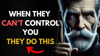 When People Can’t CONTROL You, They’ll Do THIS Instead! | Stoic philosophy