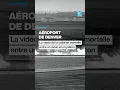 Aeroport de Denver la de la collision mortelle entre un avion et un pieton FRANCE 24