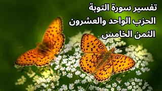 تفسير سورة التوبة الحزب الواحد والعشرون الثمن الخامس والأخير من سورة التوبة 