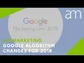 Google Algorithm Changes For 2018