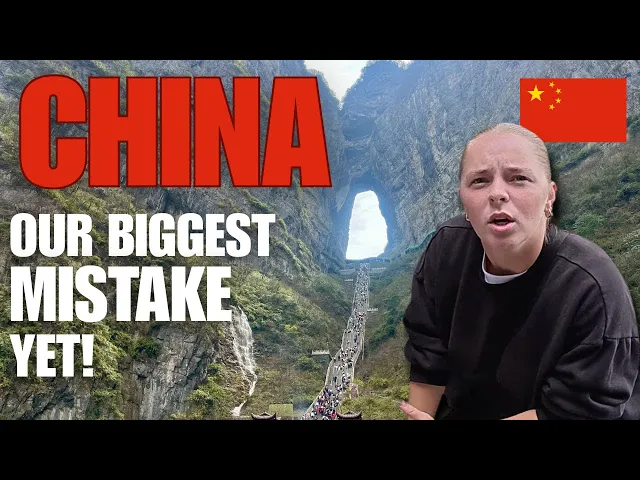 CHINA'S STAIRWAY TO HEAVEN... 🇨🇳 OR TOURIST HELL?! (Climbing Tianmen Mountain in Zhangjiajie)