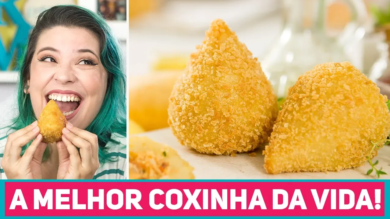 COXINHA COM MASSA DE MANDIOQUINHA DE FRANGO COM CATUPIRY E BACON RECEITAS DE MINUTO 437