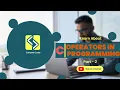 Operators in C Programming Part 2