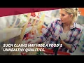 Watch out for misleading food packaging claims
