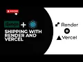 React Django Tutorial Shipping Backend and Frontend with Render and Vercel web app Part 8