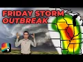 STORM OUTBREAK Friday for Mississippi Valley