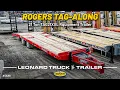 Tag-Along in this Massive Equipment Trailer -