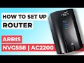 How to Set Up ARRIS NVG558 How to Setup ARRIS AC2200 NVG558 WiFi Router