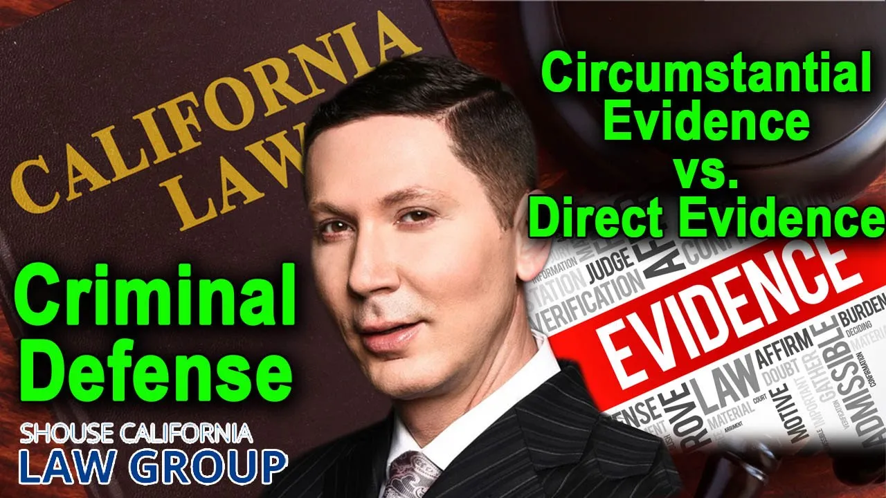 "Circumstantial evidence" vs. "direct evidence" - A former DA explains