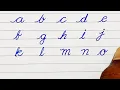 How to Write Cursive Writing A to Z Beautiful English Cursive Handwriting for Beginners