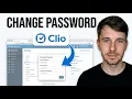 How to Change Your Password in Clio Manage Fastest way