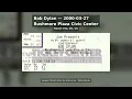 Bob Dylan - 2000-03-27