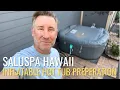 We Got a Hot Tub - Inflatable SaluSpa Hawaii HydroJet Prep and Install