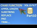 SQL in Amharic Part10 - SQL Functions UPPER LENGTH SUBSTRING REPLACE CONCAT TRIM PAD INSTR