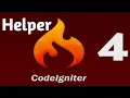 Helper in Codeigniter Part Codeigniter 4 tutorial in Hindi