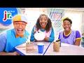 Blippi Makes a Masterpiece in Art Class Blippi s Job Show Netflix Jr