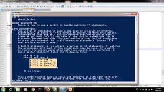 Powershell Learn how to use switch statement