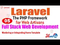 Full Stack Web Development with Laravel - Mastering or Integrating Home Template