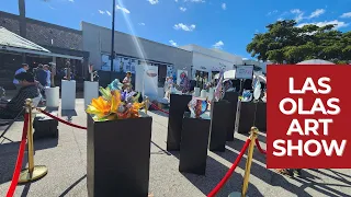 Fort Lauderdale Art Show on Las Olas 🌴 | 6 Blocks of Art, Jewelry, Cars & Culture