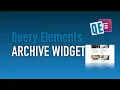 Archive Widget - Query Elements
