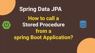 Spring Data JPA - How to call a stored procedure from a spring boot application