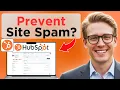 How to Prevent Spam Form Submissions in HubSpot Updated 2026
