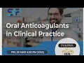 Pharma cafe infoMED by SKPF on Oral anticoagulants in Clinical practice