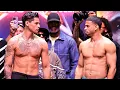 Ryan Garcia vs Rolly Romero - FULL WEIGH IN INTENSE FACE OFF