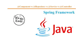 Spring Component vs Repository vs Service vs Controller