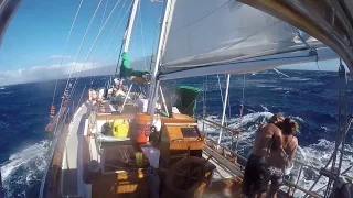 08 syZERO 45knots till Kihei   getting wet