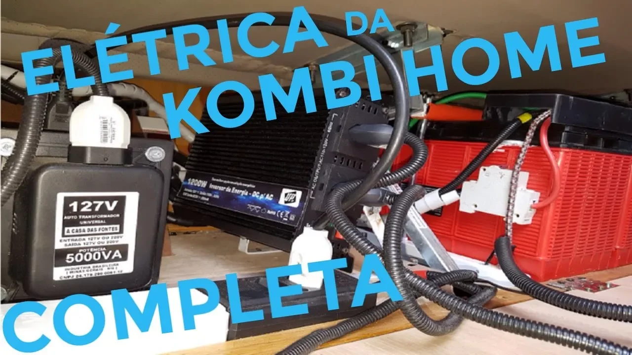 ELETRICA DA KOMBI HOME VÍDEO MOSTRANDO TODA INSTALAÇÃO DA PARTE ELÉTRICA DA KOMBIHOME
