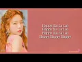 Download Lagu TAEYEON (태연) - HAPPY (easy lyrics)