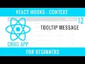 React Hooks Context CRUD APP 12 Tooltip Message