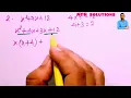 factorise - x 7x 12