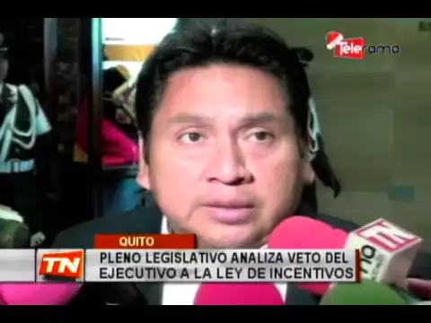 Pleno legislativo analiza veto del ejecutivo a la ley de incentivos