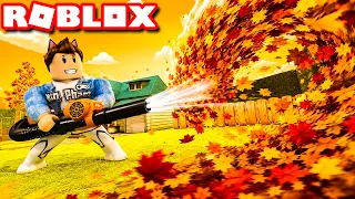 Roblox | NAY CHO BỤT NGHĨ! MÔT MÌNH KIA DỌN SẠCH ĐỐNG LÁ QUANH NHÀ - Clean all the leaves | KiA Phạm