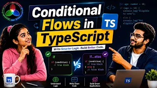 Conditional Statements in TypeScript Explained TypeScript Beginner Series Part 13 Telugu