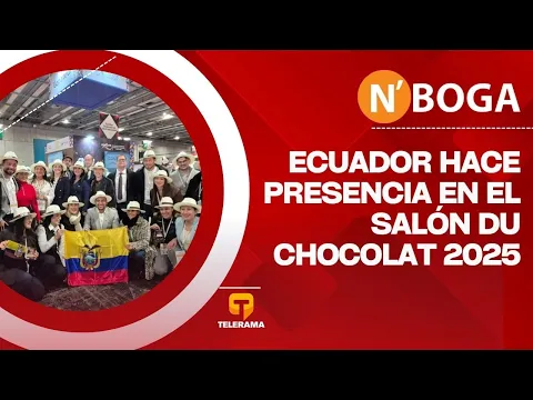 Ecuador hace presencia en el salón Du Chocolat 2025