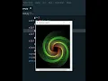 25 lines of Python Rainbow spiral