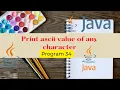 Find ASCII value of a character in Java