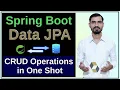 Spring Boot Data JPA CRUD Operations with MySQL Database in One Shot Hindi