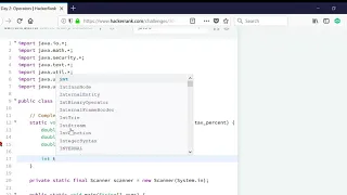 Day 2 Operators JAVA HackerRank