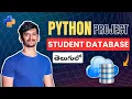 Student Database Management System using Python in Telugu Add Remove Search Update JSON